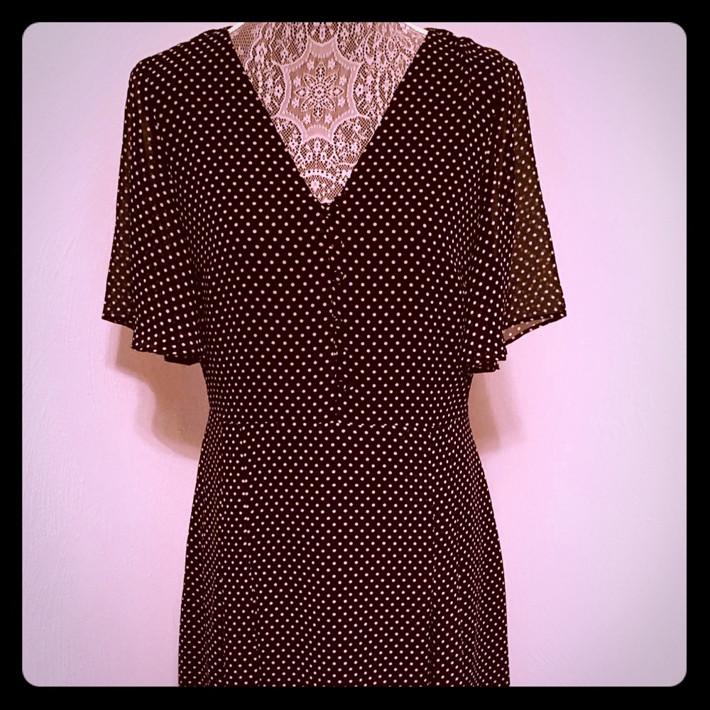 Black and White Ann Taylor Dress